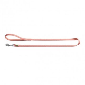 Hunter cane guinzaglio tripoli in nylon 15 / 110 riflettente rosa chiaro