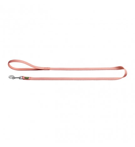 Hunter cane guinzaglio tripoli in nylon 15 / 110 riflettente rosa chiaro