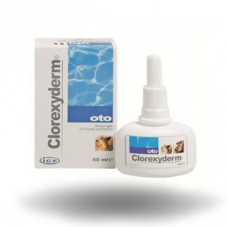 ICF CANE E GATTO CLOREXYDERM OTO SOLUZIONE DETERGENTE AURICOLARE DA 50 ML