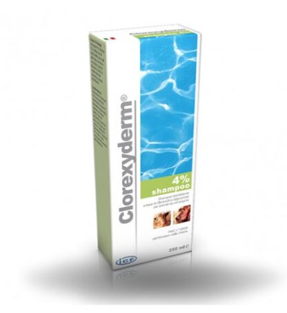 ICF CANE E GATTO CLOREXYDERM SHAMPOO 4% DA 250 ML