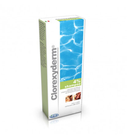 Icf cane e gatto clorexyderm soluzione 4% da 200 ml