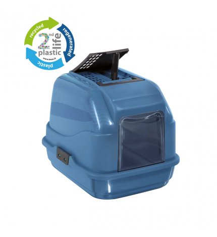 IMAC GATTO LETTIERA EASY CAT II LIFE PLASTIC BLUE