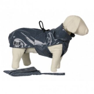 Impermeabile pois 20cm blu