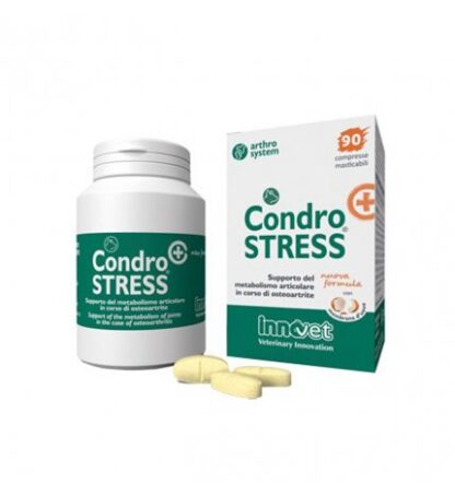 INNOVET CANE CONDROSTRESS + 90 CON MEMBRANA D'UOVO COMPRESSE MASTICABILI
