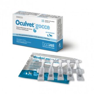 INNOVET CANE E GATTO OCULVET GOCCE 15 FIALETTE RICHIUDIBILI DA 0,4 ML