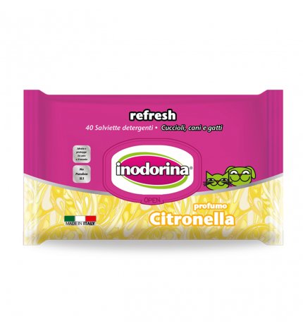 INODORINA SALVIETTE CITRONELLA 40PZ