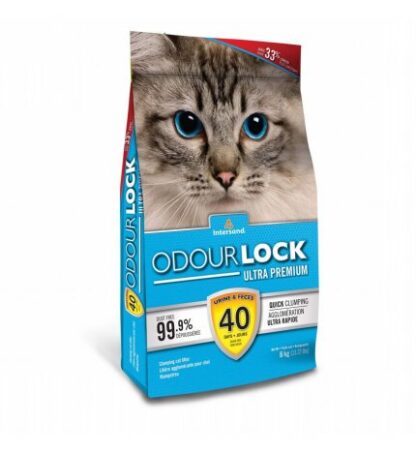 INTERSAND GATTO LETTIERA AGGLOMERANTE ODOURLOCK DA 6 KG