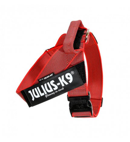 Julius cane pettorina julius - k9 belt harness misura 3 84 - 113 cm rosso