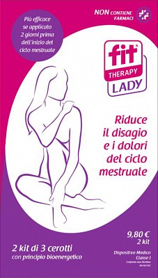 Cerotto Fit Therapy Lady - 2 kit di 3 cerotti