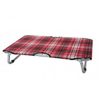 Leopet cane brandina pieghevole scozzese rosso mis. 60 x 100 cm