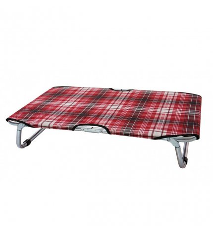 Leopet cane brandina pieghevole scozzese rosso mis. 60 x 100 cm