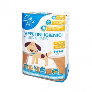 LEOPET CANE TAPPETINO TRAVERSINA ASSORBENTE 60 x 60 CM DA 30 PEZZI