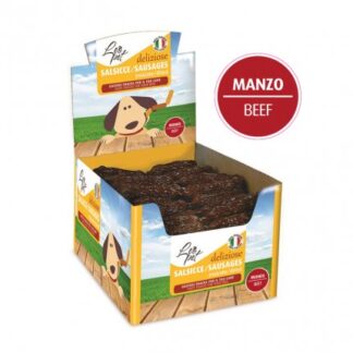 Leopet snack cane salsicce essiccate manzo