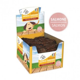 LEOPET SNACK CANE SALSICCE ESSICCATE SALMONE
