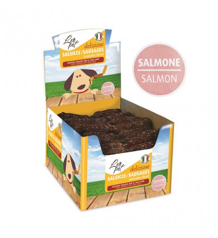 LEOPET SNACK CANE SALSICCE ESSICCATE SALMONE
