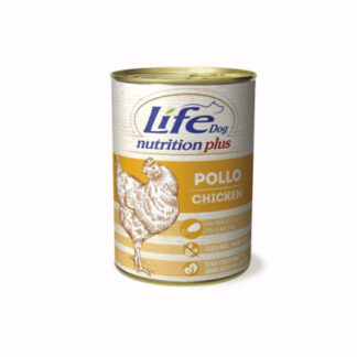 Lifepetcare cane life dog complete menu con pollo da 400 gr in lattina