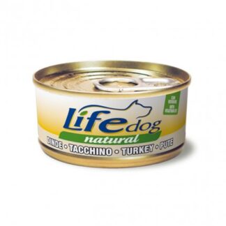 LIFEPETCARE CANE LIFE DOG NATURAL CON TACCHINO DA 170 GR IN LATTINA