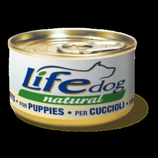 Lifepetcare cane life dog natural per cuccioli puppies da 90 gr in lattina