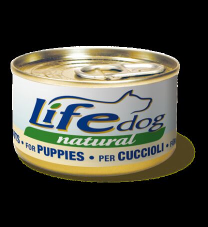 Lifepetcare cane life dog natural per cuccioli puppies da 90 gr in lattina