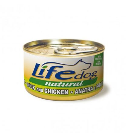 LIFEPETCARE CANE LIFE DOG NATURALE ANATRA CON POLLO DA 90 GR IN LATTINA