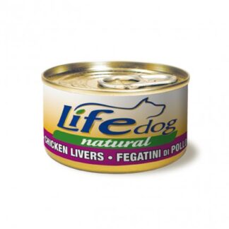 LIFEPETCARE CANE LIFE DOG NATURALE BOCCONCINI DI FEGATO DI POLLO DA 90 GR IN LATTINA