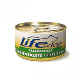 LIFEPETCARE CANE LIFE DOG NATURALE FILETTI DI POLLO DA 90 GR IN LATTINA