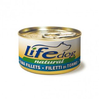 LIFEPETCARE CANE LIFE DOG NATURALE FILETTI DI TONNO BONITO DA 90 GR IN LATTINA