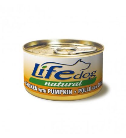LIFEPETCARE CANE LIFE DOG NATURALE POLLO CON ZUCCA DA 90 GR IN LATTINA