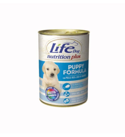 Lifepetcare cane life dog complete menu puppy pollo da 400 gr in lattina