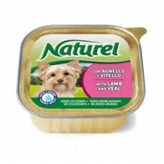 Lifepetcare cane naturel dog agnello e vitello da 150 gr in vaschetta