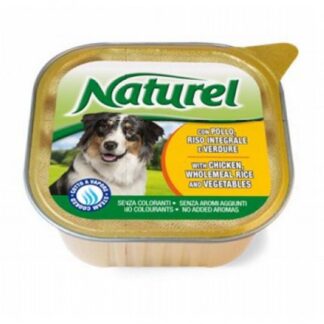 Lifepetcare cane naturel dog pollo riso integrale e verdure da 300 gr in vaschetta