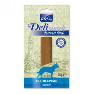 Lifepetcare cane snack filetti bolliti al pesce da 25 gr