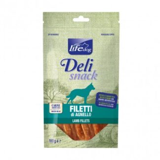 LIFEPETCARE CANE SNACK FILETTI ESSICCATI ALL'AGNELLO DA 100 GR