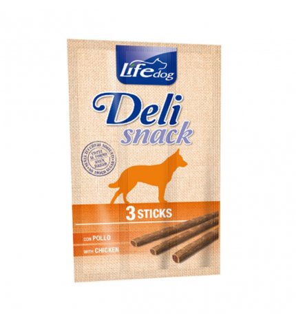 LIFEPETCARE CANE SNACK LIFE DOG DELI SNACK 3 STICKS AL POLLO 33 GR