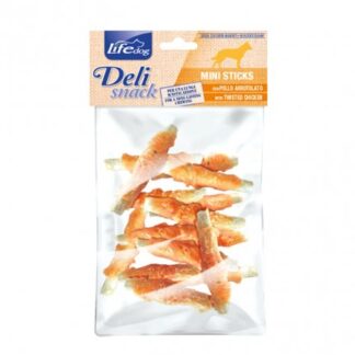 LIFEPETCARE CANE SNACK LIFE DOG DELI SNACK MINI STICKS MASTICATIVI AL POLLO DA 100 GR