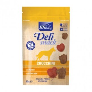 LIFEPETCARE CANE SNACK LIFE DOG DELI SNACK RAVIOLINI CON POLLO DA 60 GR