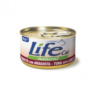 LIFEPETCARE GATTO LIFE CAT NATURAL AL TONNETTO CON ARAGOSTA DA 85 GR IN LATTINA