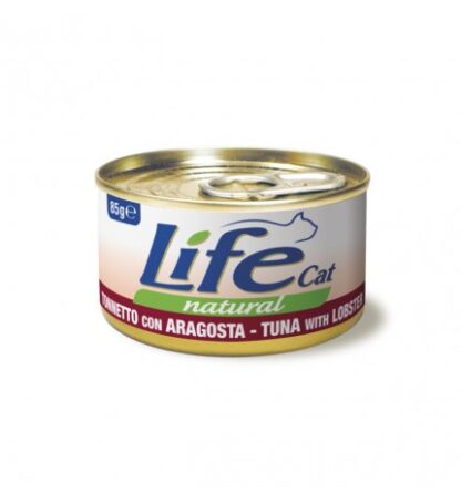 LIFEPETCARE GATTO LIFE CAT NATURAL AL TONNETTO CON ARAGOSTA DA 85 GR IN LATTINA
