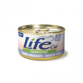 LIFEPETCARE GATTO LIFE CAT NATURAL AL TONNO FINEMENTE MACINATO DA 85 GR IN LATTINA
