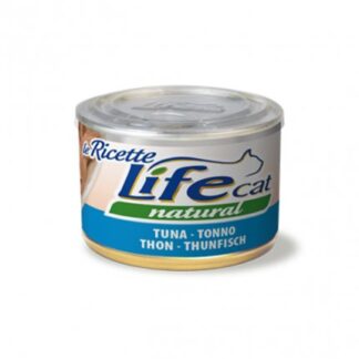 LIFEPETCARE GATTO LIFE CAT NATURAL LE RICETTE CON TONNO DA 150 GR IN LATTINA
