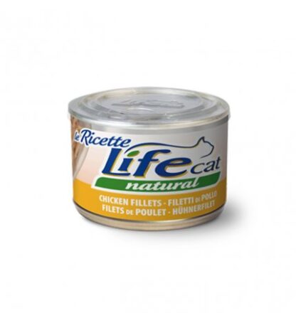 LIFEPETCARE GATTO LIFE CAT NATURAL LE RICETTE FILETTI DI POLLO DA 150 GR IN LATTINA