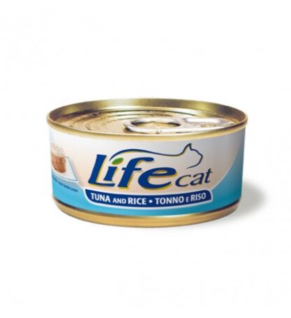 LIFEPETCARE GATTO LIFE CAT NATURAL TONNO CON RISO DA 170 GR IN LATTINA