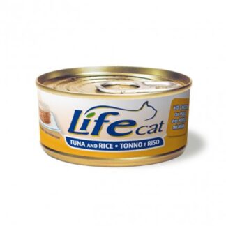 LIFEPETCARE GATTO LIFE CAT NATURAL TONNO CON RISO E POLLO DA 170 GR IN LATTINA