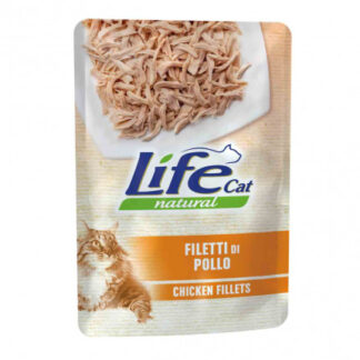 Lifepetcare gatto life cat natural pollo da 70 gr in busta