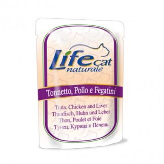 LIFEPETCARE GATTO LIFE CAT NATURALE TONNETTO POLLO E FEGATINI DA 70 GR IN BUSTA