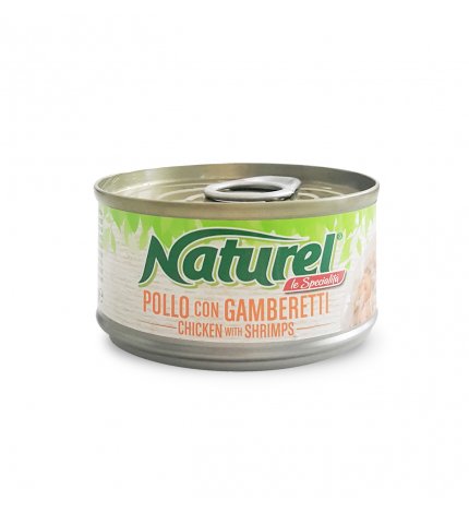 LIFEPETCARE GATTO LIFE CAT NATUREL LE SPECIALITA' AL POLLO CON GAMBERETTI DA 70 GR IN LATTINA