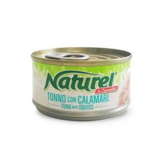 LIFEPETCARE GATTO LIFE CAT NATUREL LE SPECIALITA' AL TONNETTO CON CALAMARI DA 70 GR IN LATTINA