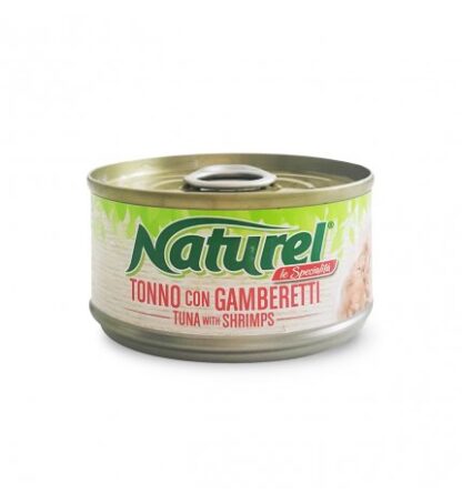 LIFEPETCARE GATTO LIFE CAT NATUREL LE SPECIALITA' AL TONNO CON GAMBERETTI DA 70 GR IN LATTINA