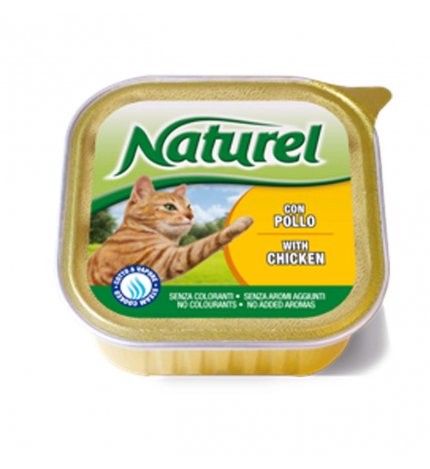 Lifepetcare gatto naturel cat al pollo da 100 gr in vaschetta
