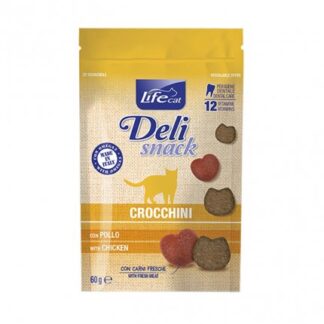 LIFEPETCARE GATTO SNACK LIFE CAT CROCCHINI CON POLLO DA 60 GR